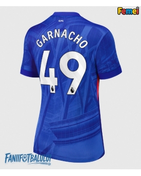 Chelsea Alejandro Garnacho #49 Tricou Fotbal Replică 2025-26 Femei Acasa